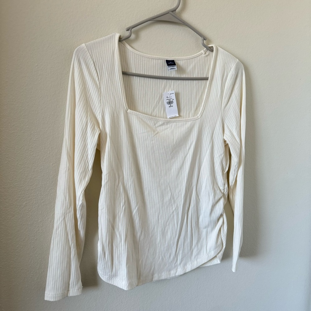NWT Ribbed Square Neck Top - Picture 2 of 5